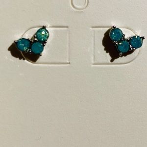 Heart Emerald Earrings from Banana Republic